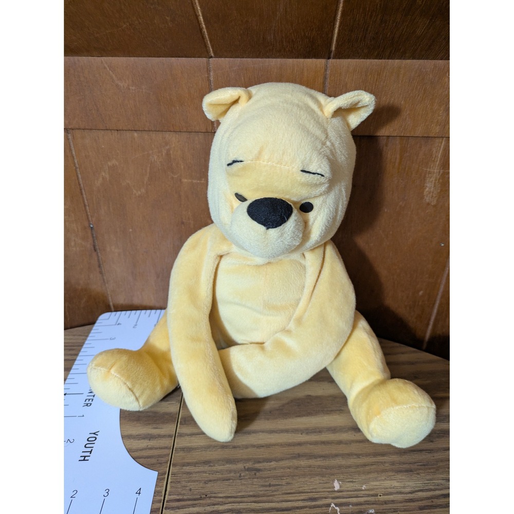 Disney Winnie the Pooh Plush Stuffed Animal Yellow Classic 9 inch Toy